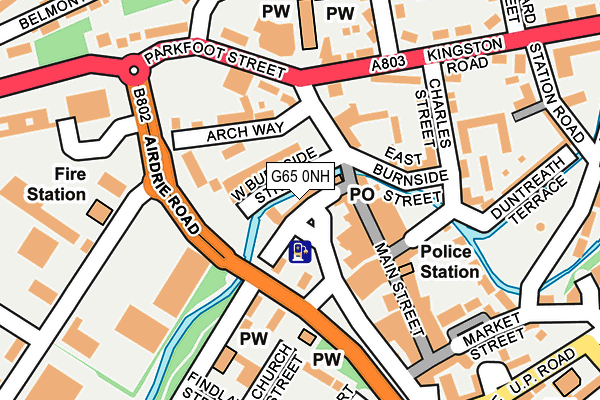 G65 0NH map - OS OpenMap – Local (Ordnance Survey)