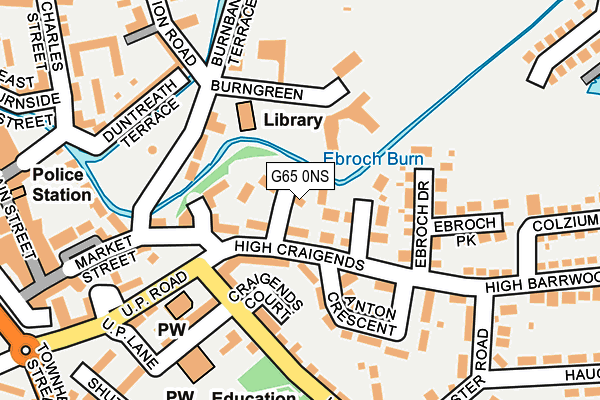 G65 0NS map - OS OpenMap – Local (Ordnance Survey)