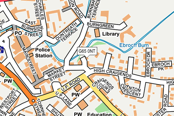 G65 0NT map - OS OpenMap – Local (Ordnance Survey)