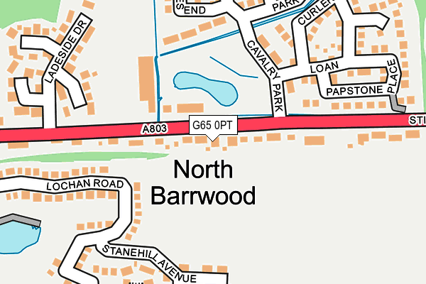 G65 0PT map - OS OpenMap – Local (Ordnance Survey)