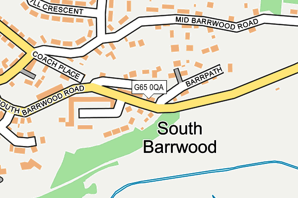 G65 0QA map - OS OpenMap – Local (Ordnance Survey)