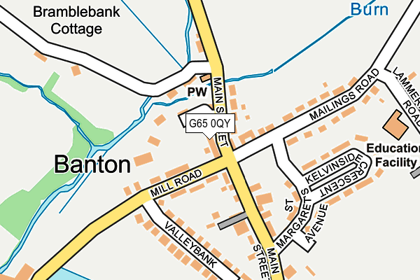 G65 0QY map - OS OpenMap – Local (Ordnance Survey)