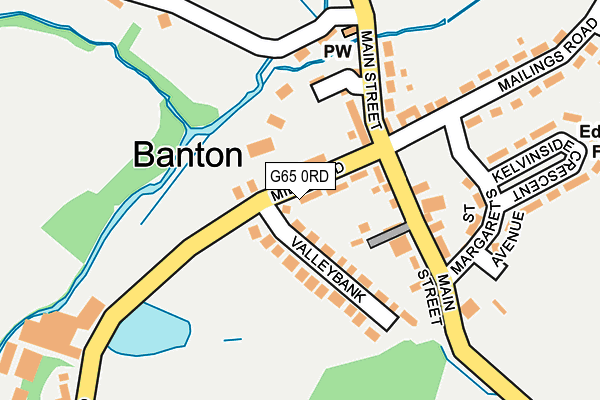 G65 0RD map - OS OpenMap – Local (Ordnance Survey)