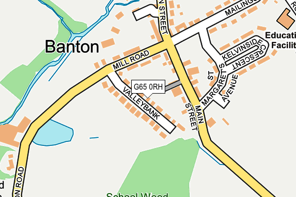 G65 0RH map - OS OpenMap – Local (Ordnance Survey)