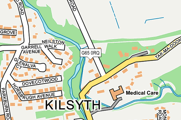 G65 0RQ map - OS OpenMap – Local (Ordnance Survey)