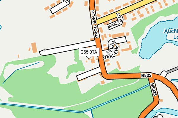 G65 0TA map - OS OpenMap – Local (Ordnance Survey)