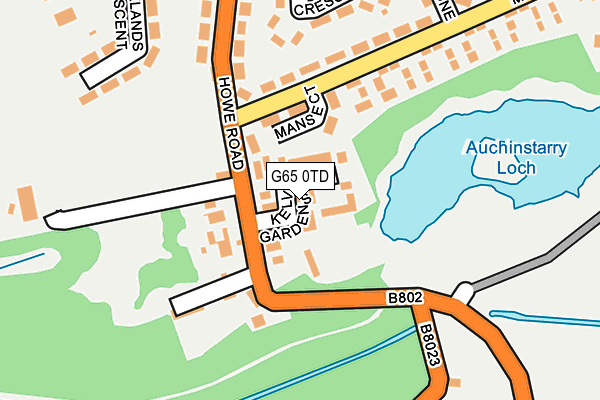 G65 0TD map - OS OpenMap – Local (Ordnance Survey)