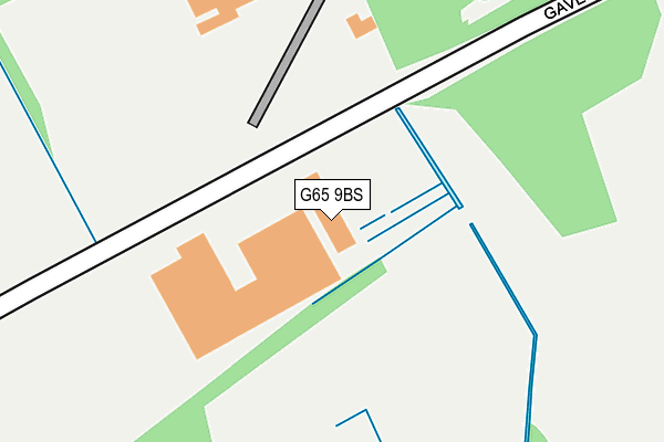 G65 9BS map - OS OpenMap – Local (Ordnance Survey)