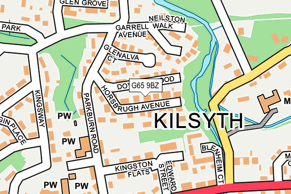 G65 9BZ map - OS OpenMap – Local (Ordnance Survey)