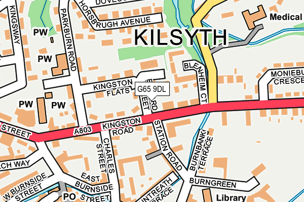 G65 9DL map - OS OpenMap – Local (Ordnance Survey)