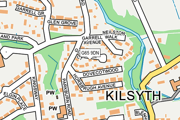 G65 9DN map - OS OpenMap – Local (Ordnance Survey)