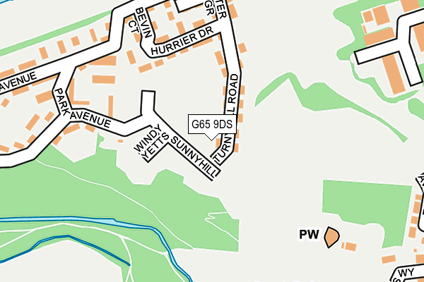 G65 9DS map - OS OpenMap – Local (Ordnance Survey)