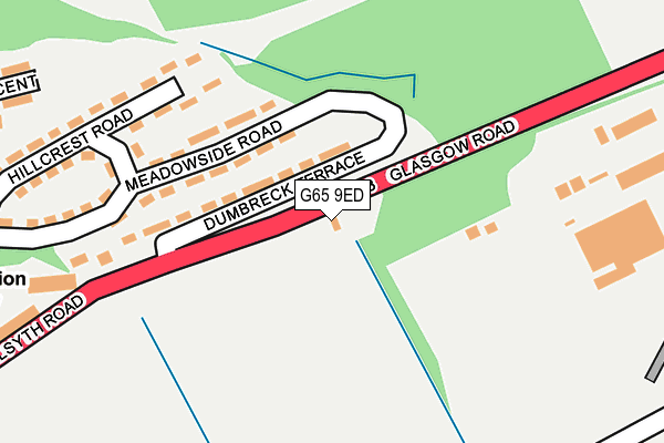 G65 9ED map - OS OpenMap – Local (Ordnance Survey)