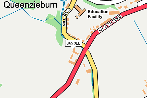 G65 9EE map - OS OpenMap – Local (Ordnance Survey)