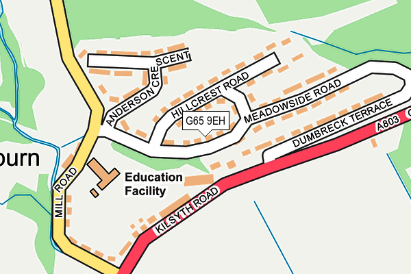 G65 9EH map - OS OpenMap – Local (Ordnance Survey)