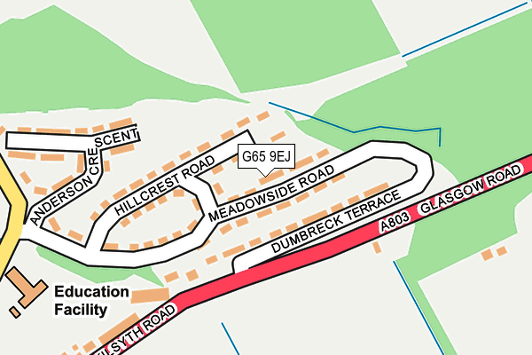 G65 9EJ map - OS OpenMap – Local (Ordnance Survey)