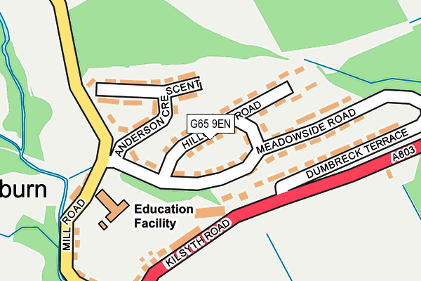 G65 9EN map - OS OpenMap – Local (Ordnance Survey)