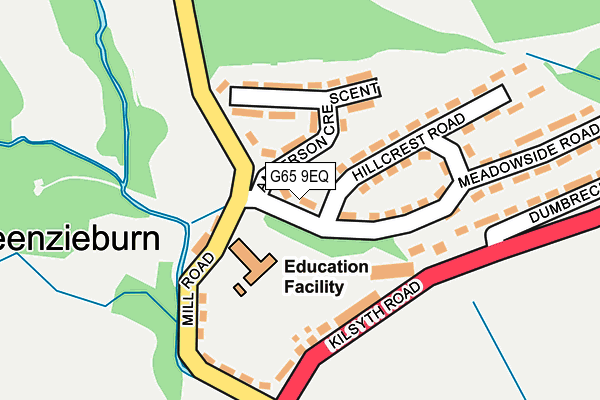 G65 9EQ map - OS OpenMap – Local (Ordnance Survey)