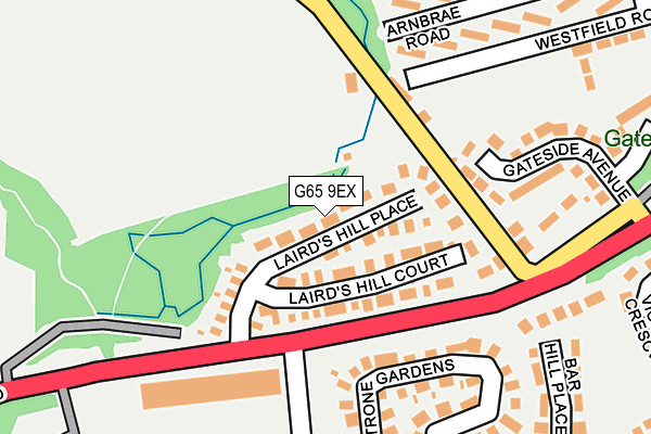 G65 9EX map - OS OpenMap – Local (Ordnance Survey)