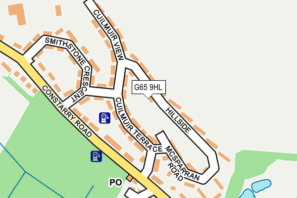 G65 9HL map - OS OpenMap – Local (Ordnance Survey)