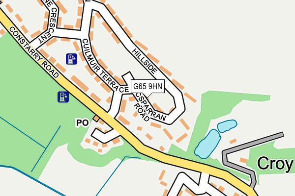 G65 9HN map - OS OpenMap – Local (Ordnance Survey)