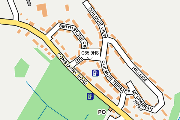 G65 9HS map - OS OpenMap – Local (Ordnance Survey)