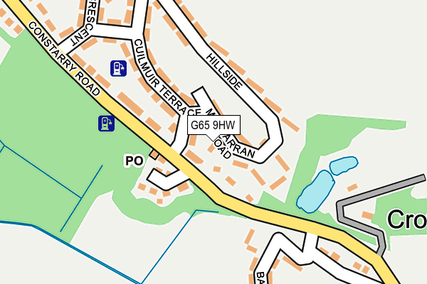 G65 9HW map - OS OpenMap – Local (Ordnance Survey)