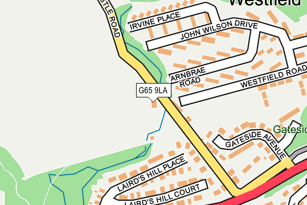 G65 9LA map - OS OpenMap – Local (Ordnance Survey)