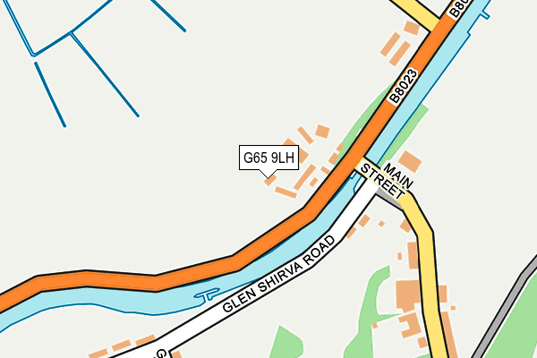 G65 9LH map - OS OpenMap – Local (Ordnance Survey)