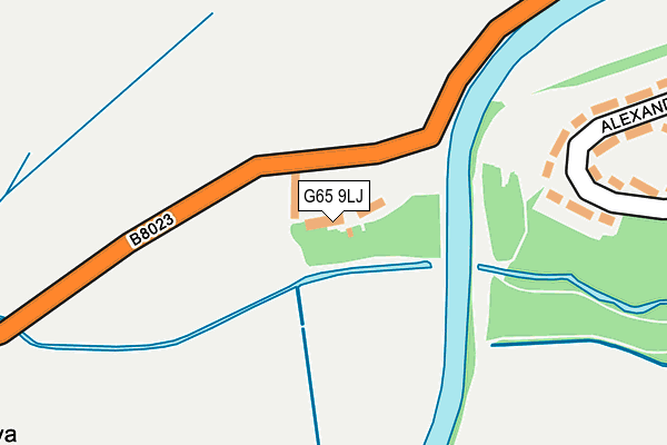 G65 9LJ map - OS OpenMap – Local (Ordnance Survey)