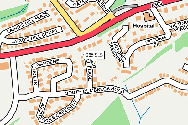 G65 9LS map - OS OpenMap – Local (Ordnance Survey)