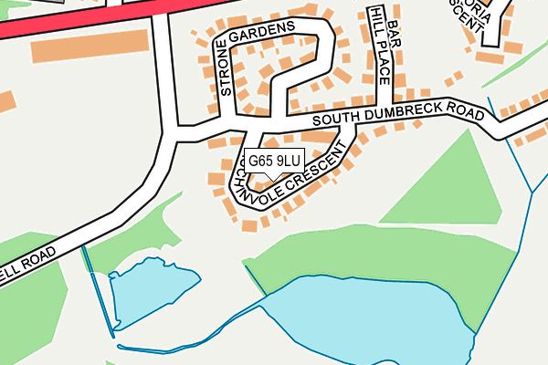 G65 9LU map - OS OpenMap – Local (Ordnance Survey)