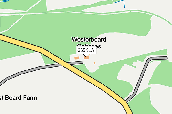 G65 9LW map - OS OpenMap – Local (Ordnance Survey)