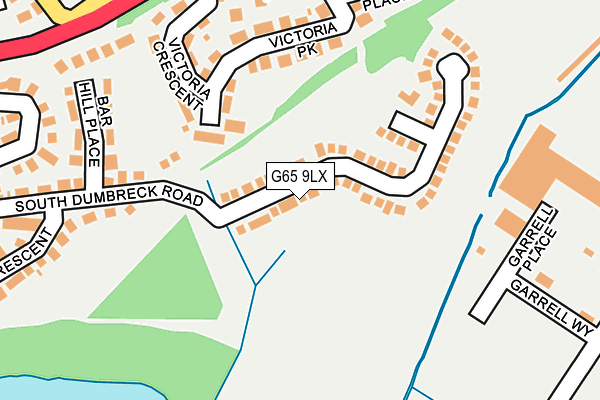 G65 9LX map - OS OpenMap – Local (Ordnance Survey)