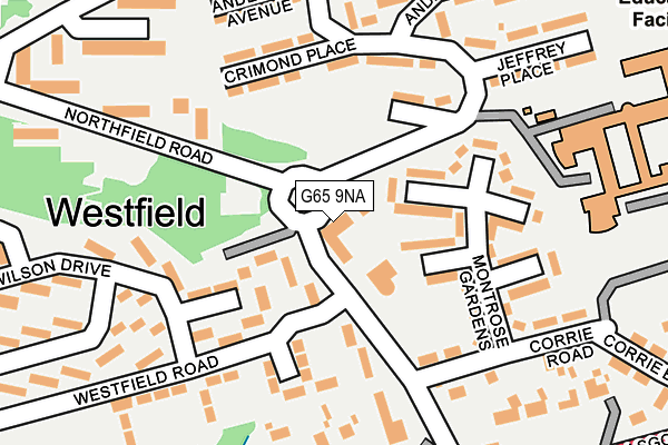 G65 9NA map - OS OpenMap – Local (Ordnance Survey)