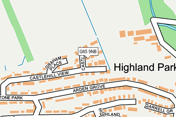 G65 9NB map - OS OpenMap – Local (Ordnance Survey)