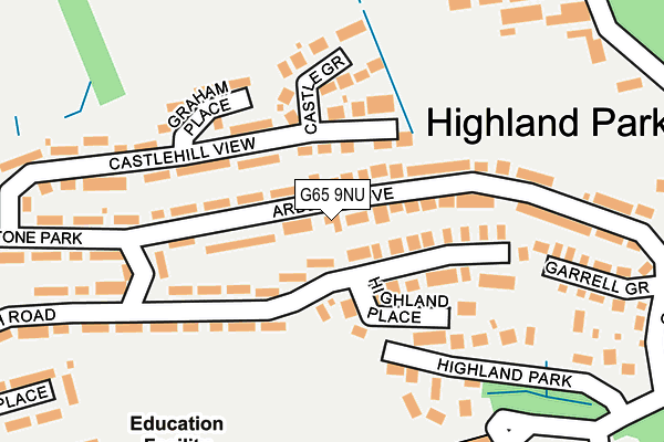 G65 9NU map - OS OpenMap – Local (Ordnance Survey)