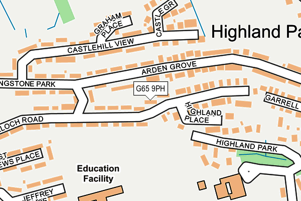 G65 9PH map - OS OpenMap – Local (Ordnance Survey)