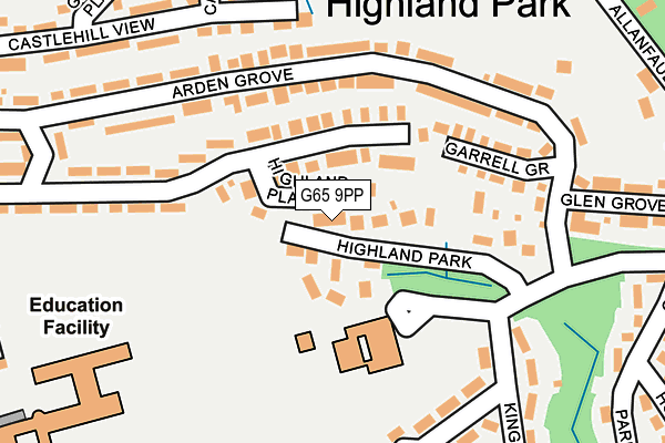 G65 9PP map - OS OpenMap – Local (Ordnance Survey)