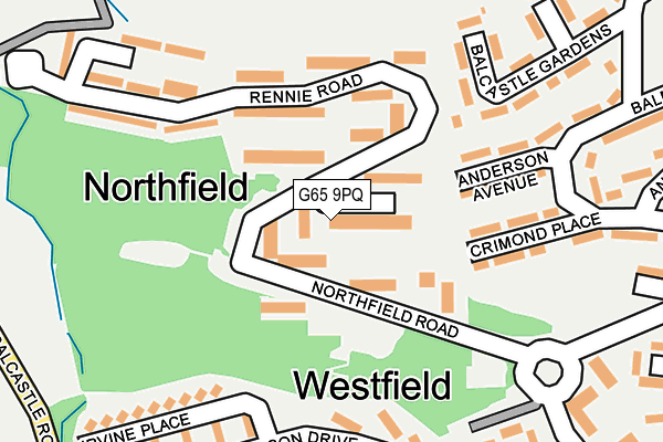 G65 9PQ map - OS OpenMap – Local (Ordnance Survey)