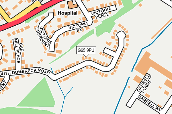 G65 9PU map - OS OpenMap – Local (Ordnance Survey)