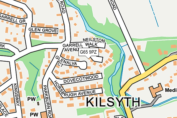 G65 9PZ map - OS OpenMap – Local (Ordnance Survey)