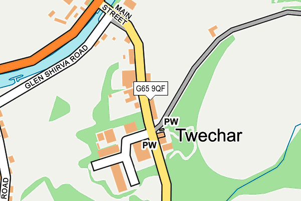 G65 9QF map - OS OpenMap – Local (Ordnance Survey)