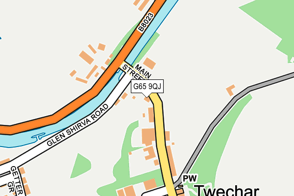 G65 9QJ map - OS OpenMap – Local (Ordnance Survey)