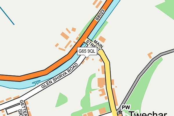 G65 9QL map - OS OpenMap – Local (Ordnance Survey)