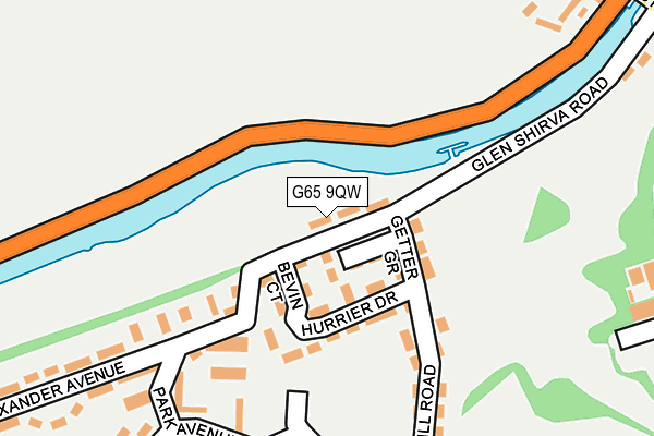 G65 9QW map - OS OpenMap – Local (Ordnance Survey)