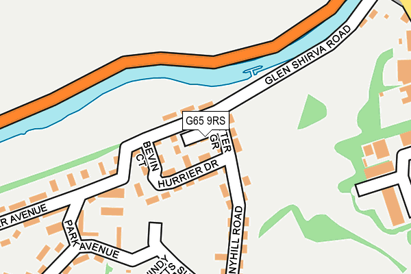 G65 9RS map - OS OpenMap – Local (Ordnance Survey)