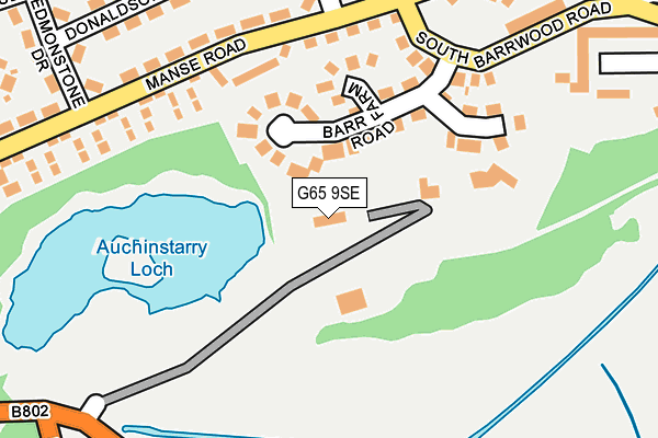 G65 9SE map - OS OpenMap – Local (Ordnance Survey)