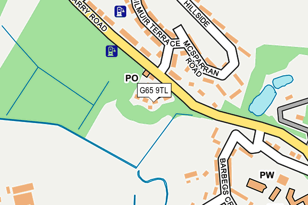 G65 9TL map - OS OpenMap – Local (Ordnance Survey)