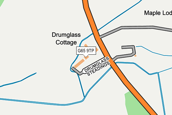 G65 9TP map - OS OpenMap – Local (Ordnance Survey)